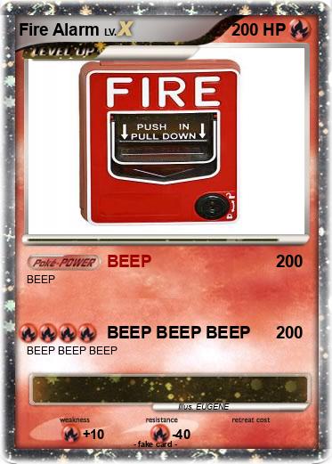 Pokemon Fire Alarm
