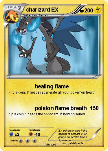 Pokemon charizard EX