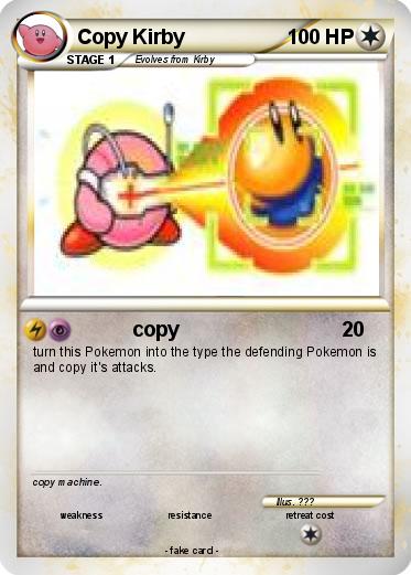 Pokemon Copy Kirby