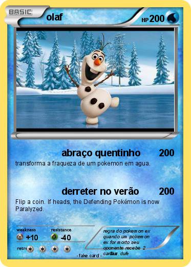 Pokemon olaf