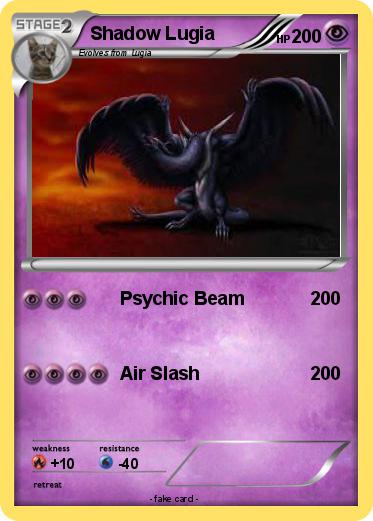 Pokemon Shadow Lugia