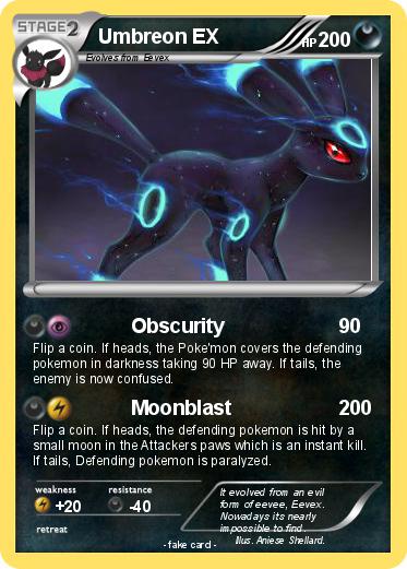 Pokemon Umbreon EX