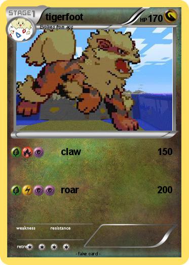 Pokemon tigerfoot