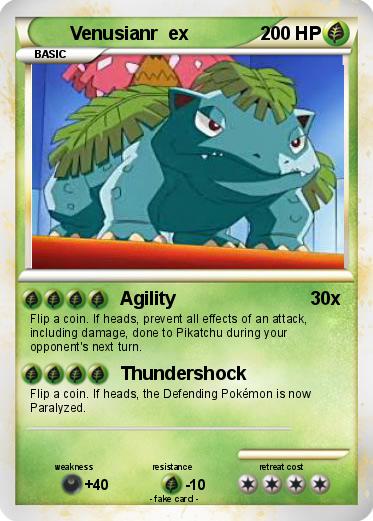 Pokemon Venusianr  ex