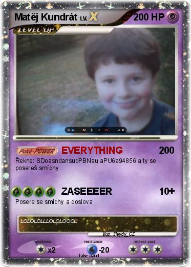 Pokemon Matěj Kundrát
