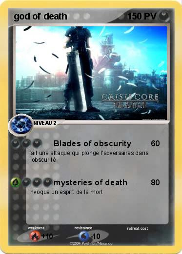 Pokemon god of death