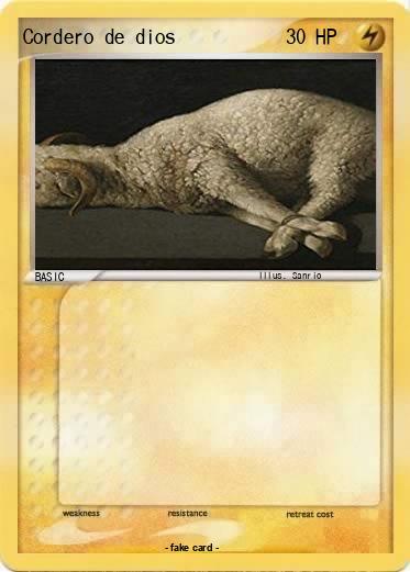 Pokemon Cordero de dios
