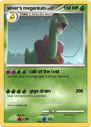 Pokemon silver's meganium