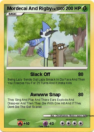 Pokemon Mordecai And Rigby