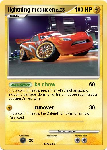 Pokemon lightning mcqueen