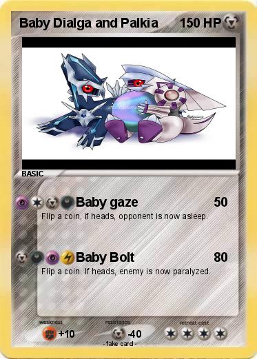 Pokemon Baby Dialga and Palkia