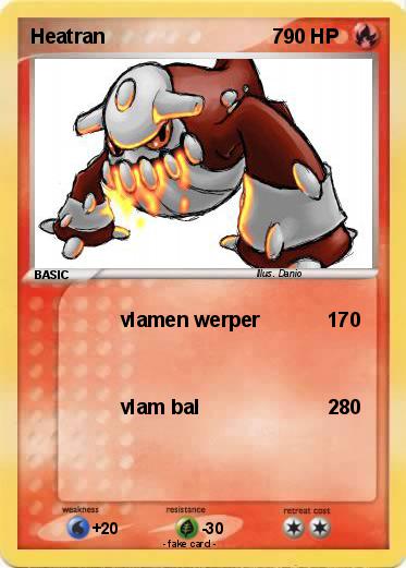 Pokemon Heatran                              7