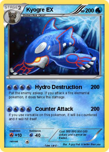 Pokemon Kyogre EX
