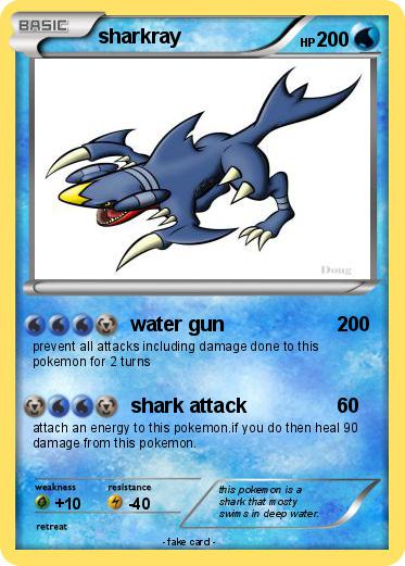 Pokemon sharkray