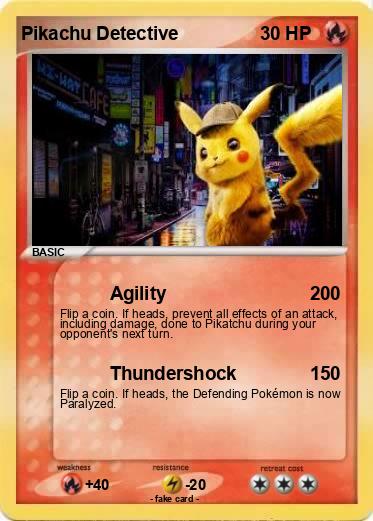Pokemon Pikachu Detective