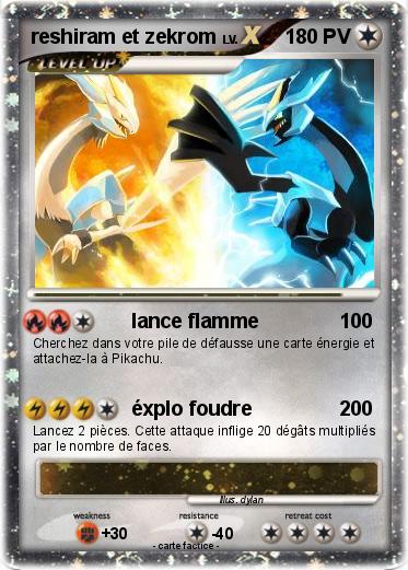 Pokemon reshiram et zekrom