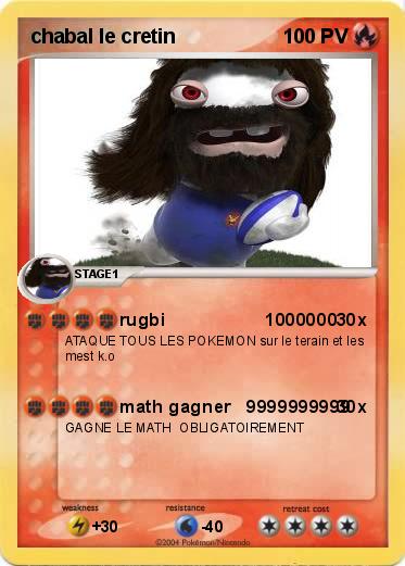Pokemon chabal le cretin