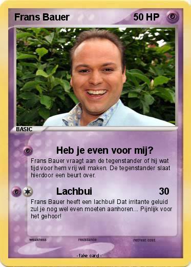 Pokemon Frans Bauer