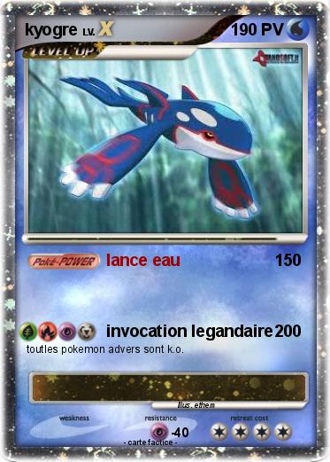 Pokemon kyogre