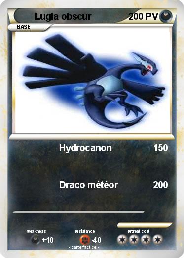 Pokemon Lugia obscur