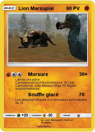 Pokemon Lion Marsupial