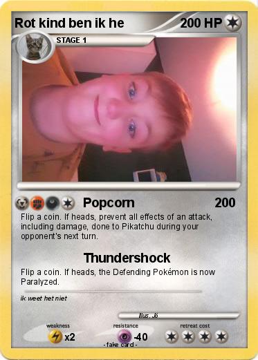 Pokemon Rot kind ben ik he