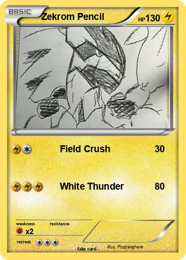 Pokemon Zekrom Pencil