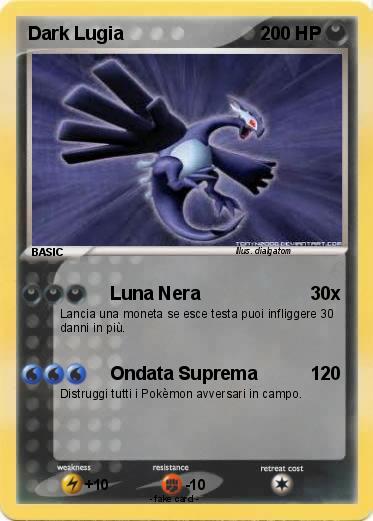 Pokemon Dark Lugia