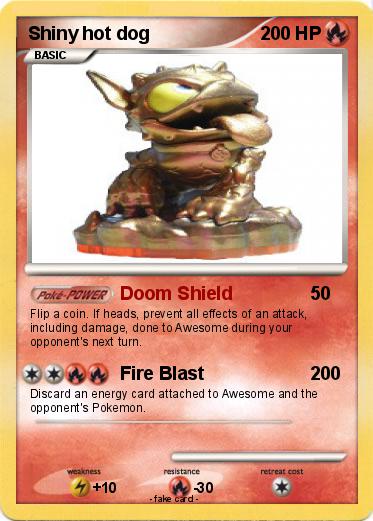 Pokemon Shiny hot dog