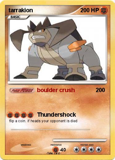 Pokemon tarrakion