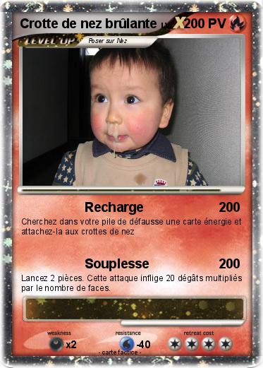 Pokemon Crotte de nez brûlante