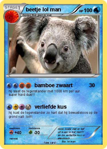 Pokemon beetje lol man