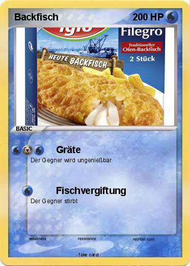 Pokemon Backfisch