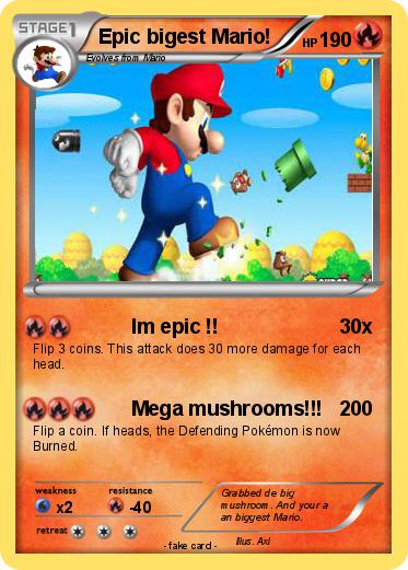 Pokemon Epic bigest Mario!