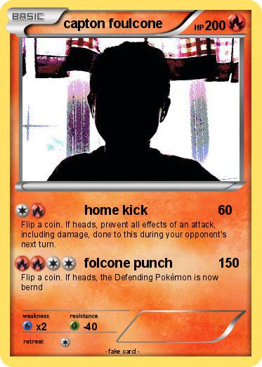 Pokemon capton foulcone