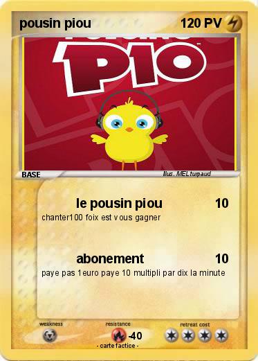 Pokemon pousin piou