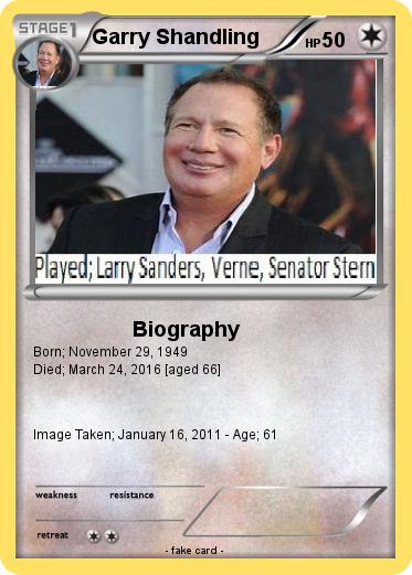 Pokemon Garry Shandling