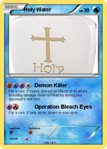 Pokemon Holy Water