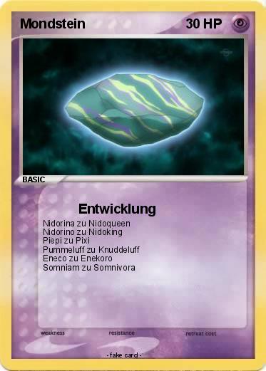 Pokemon Mondstein