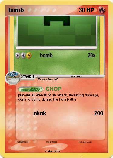 Pokemon bomb