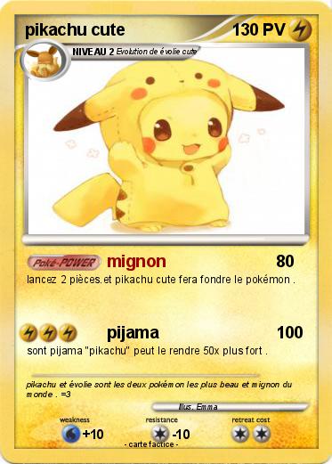 Pokemon pikachu cute