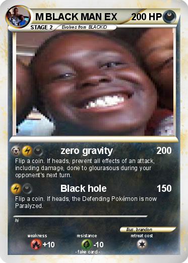 Pokemon M BLACK MAN EX