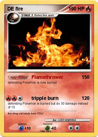 Pokemon DE fire