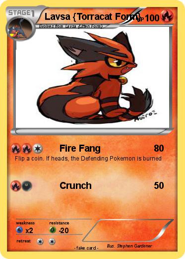 Pokemon Lavsa {Torracat Form}
