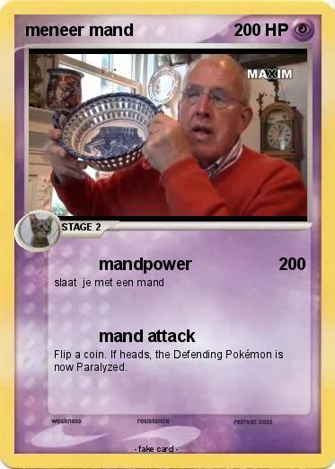 Pokemon meneer mand