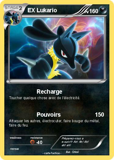 Pokemon EX Lukario