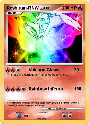 Pokemon Reshiram-RNW