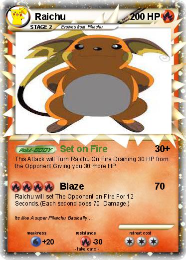 Pokemon Raichu