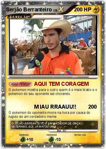 Pokemon Serjão Berranteiro