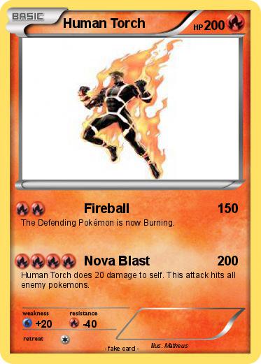 Pokemon Human Torch